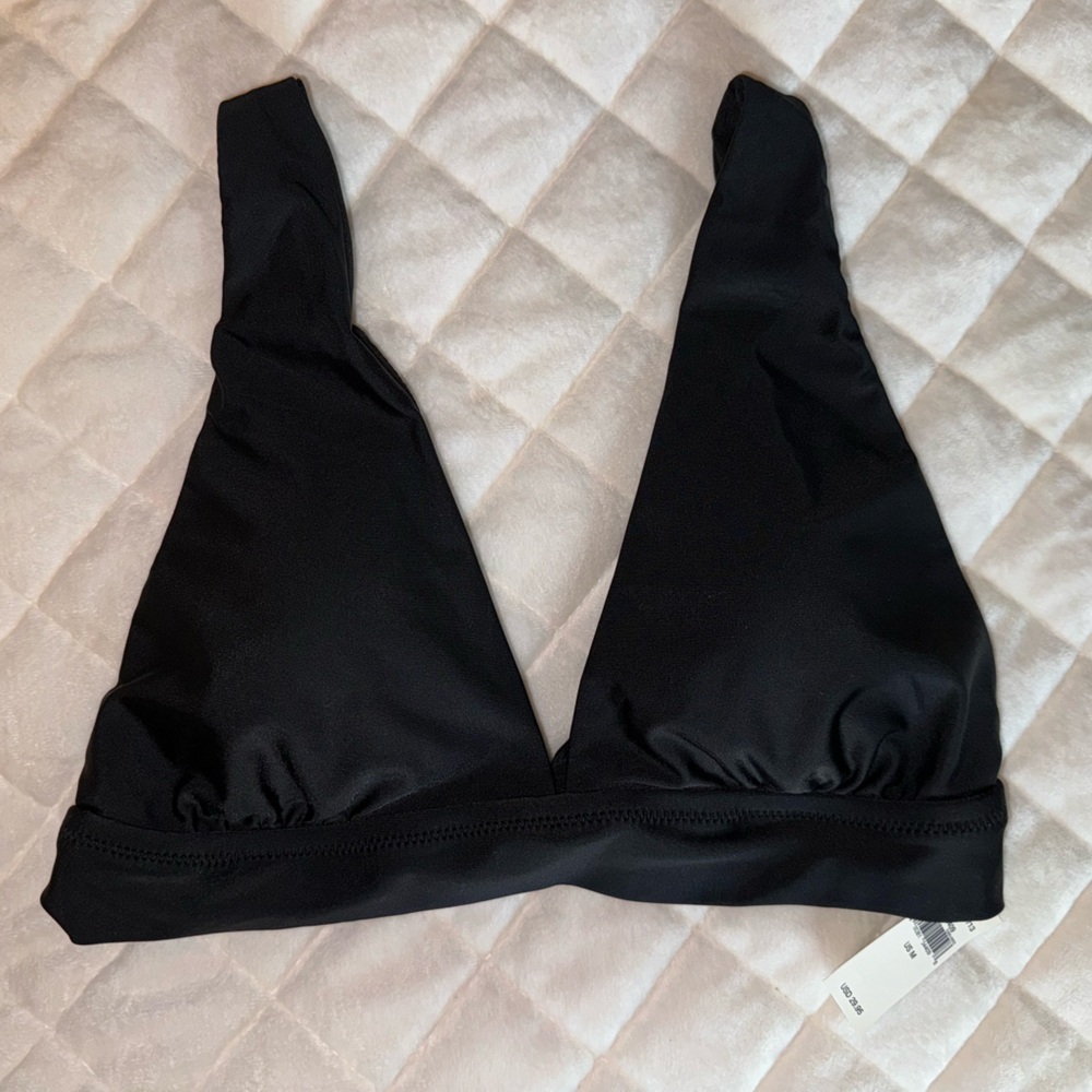 NWT Aerie Black Bikini Top